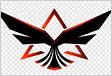 Poderoso Logotipo Da águia Com Asas Vermelhas E Brancas PNG e Vetor Gráti
